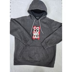 Columbia CSC Basic Logo II Hoodie Mens Large Gray Shark Heather Pullover